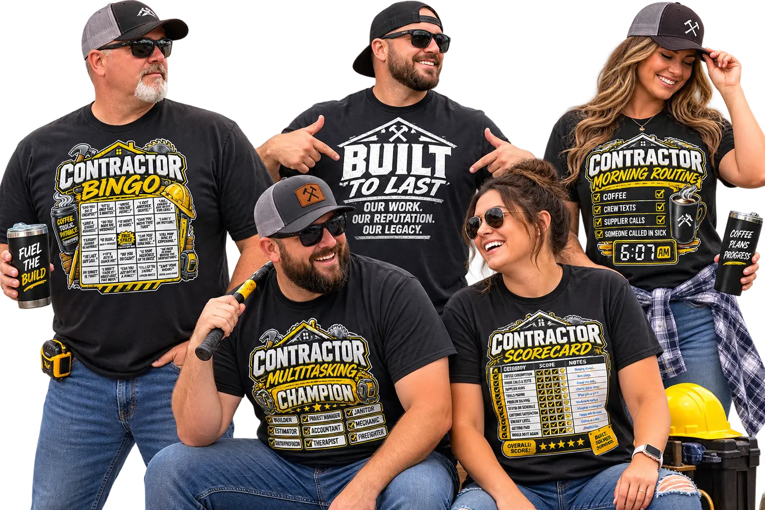 Contractor Gear merchandise from the Swift Trading Co store